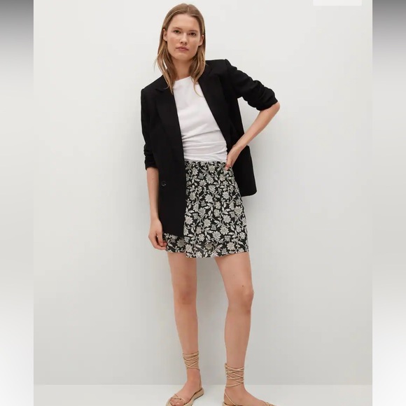 Mango skirt with flower pattern - Picture 5 of 7